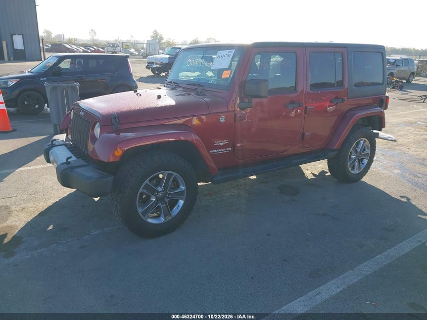Vin: 1c4bjweg4dl527915, lot: 46824953, jeep wrangler unlimited sahara 20132
