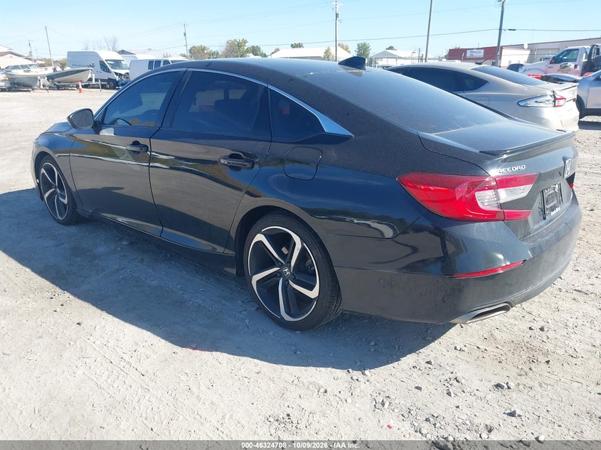Vin: 1hgcv1f3xna003075, lot: 46824961, honda accord sport 20223