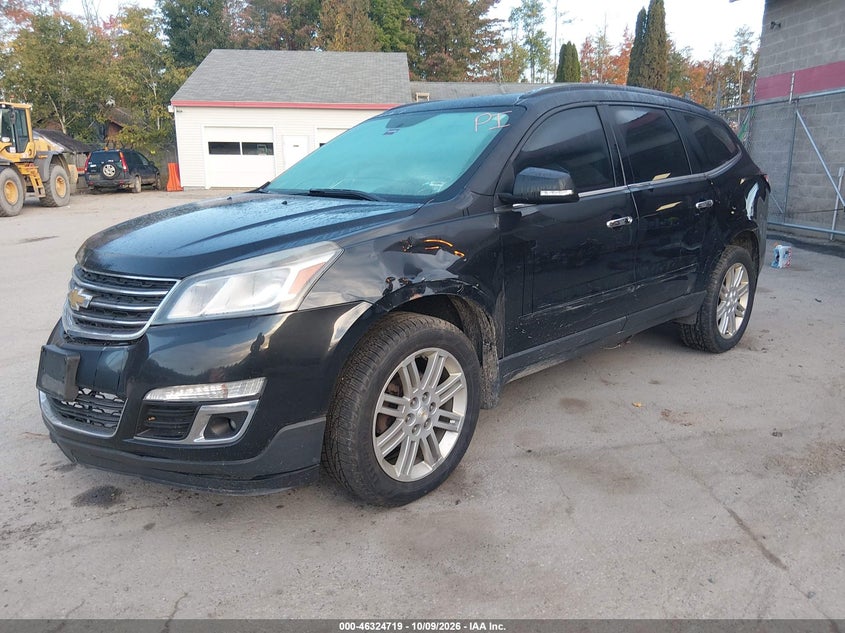 Vin: 1gnkvgkd9fj264931, lot: 46824972, chevrolet traverse 1lt 20152
