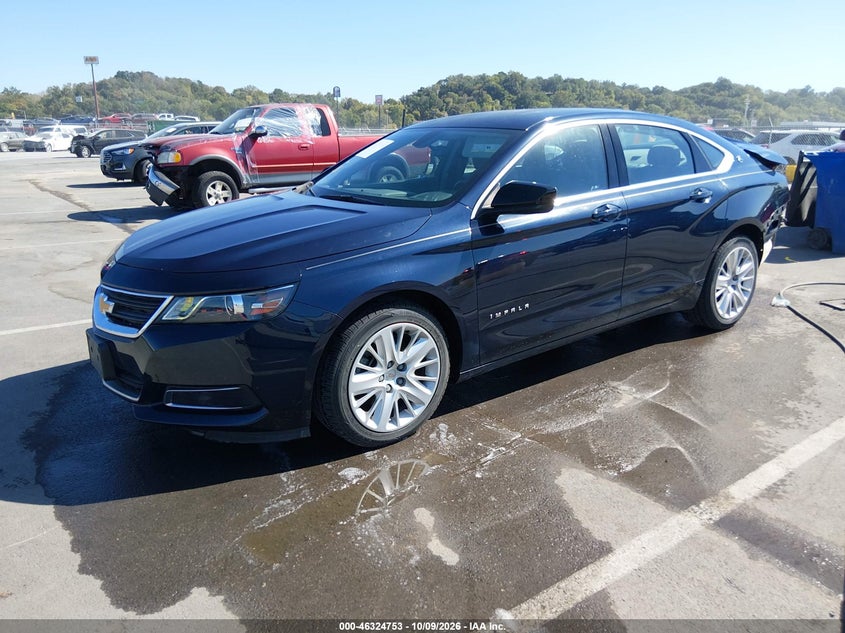 2016 Chevrolet Impala Ls, Удар сзади, IAAI, VIN 1G11Z5SA0GU159173 — фото 2