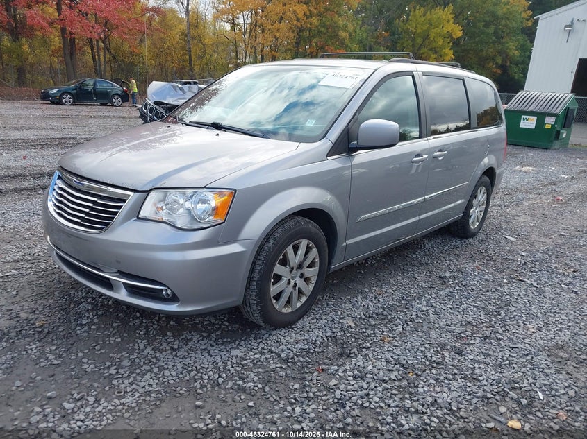 Vin: 2c4rc1bg9gr187320, lot: 46825014, chrysler town & country touring 20162