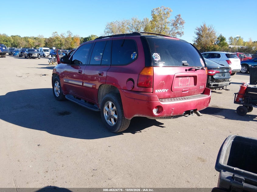 GMC ENVOY 2002 VIN 1GKDT13S822341637