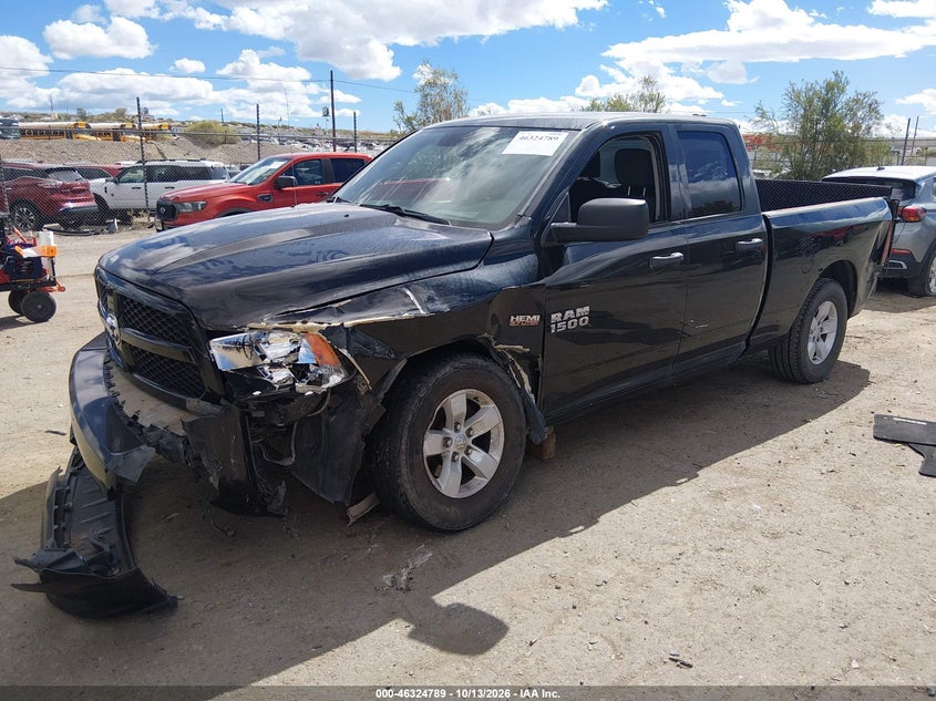 2017 Ram 1500 Express 4X4 6'4 Box, Удар спереди, IAAI, VIN 1C6RR7FT6HS853968 — фото 2