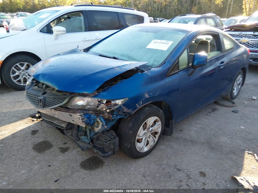 Vin: 2hgfg3b5xdh532925, lot: 46825057, honda civic lx 20132