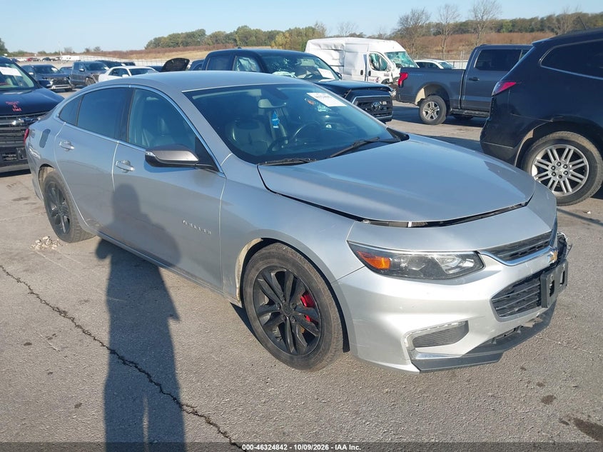 Vin: 1g1ze5stxgf260564, lot: 46825095, chevrolet malibu 1lt 20161