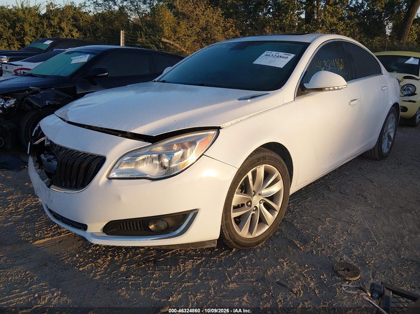 Vin: 2g4gv5ek2f9129553, lot: 46825113, buick regal 1fl 20152
