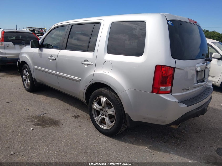 Vin: 5fnyf3h53db013707, lot: 46825169, honda pilot ex-l 20133