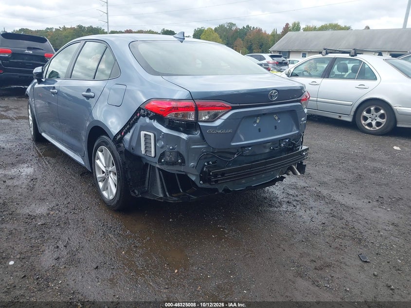 Vin: jtdbcmfe8t3120299, lot: 46825261, toyota corolla hybrid hybrid le 20263
