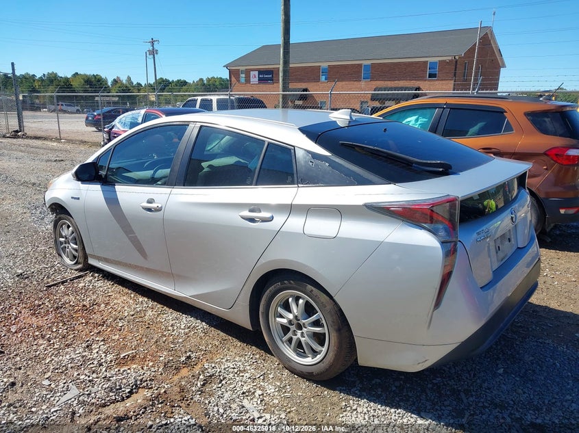 Vin: jtdkarfu2h3041616, lot: 46825271, toyota prius four 20173