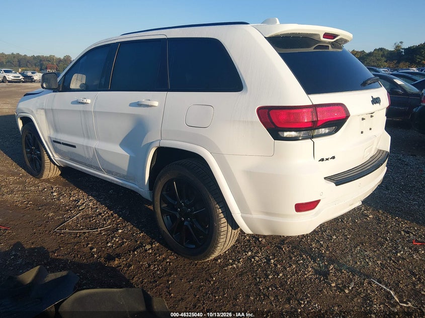 Vin: 1c4rjfag8jc120471, lot: 46825293, jeep grand cherokee altitude 4x4 20183