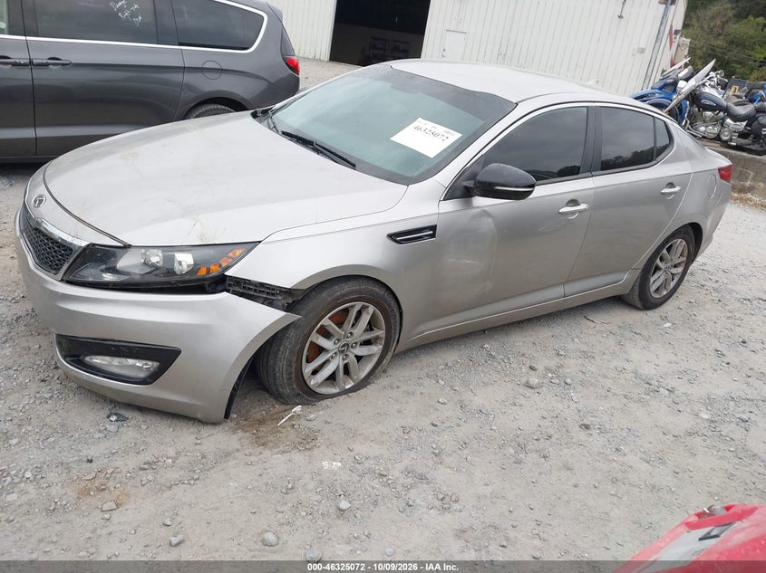 2012 Kia Optima Lx, Front End, IAAI, VIN 5XXGM4A7XCG047173 — photo 2
