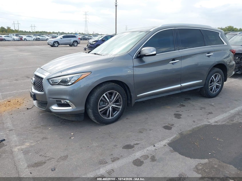 2019 Infiniti Qx60 Luxe, Неизвестно, IAAI, VIN 5N1DL0MM8KC518232 — фото 2