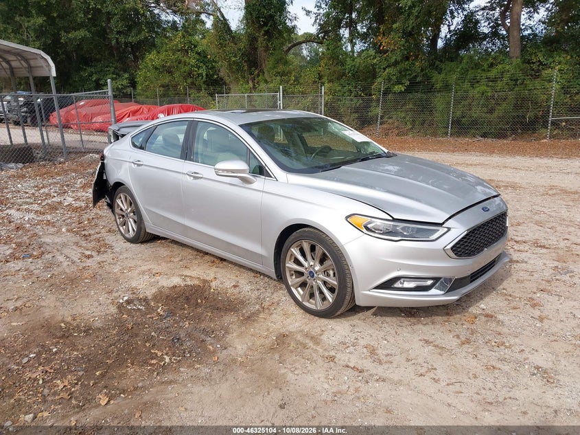 Vin: 3fa6p0d98hr249212, lot: 46825357, ford fusion platinum 20171