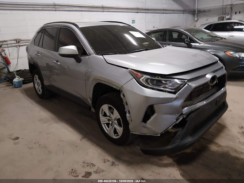 Vin: jtmrwrfv8ld070419, lot: 46825359, toyota rav4 hybrid xle 2020 img_1