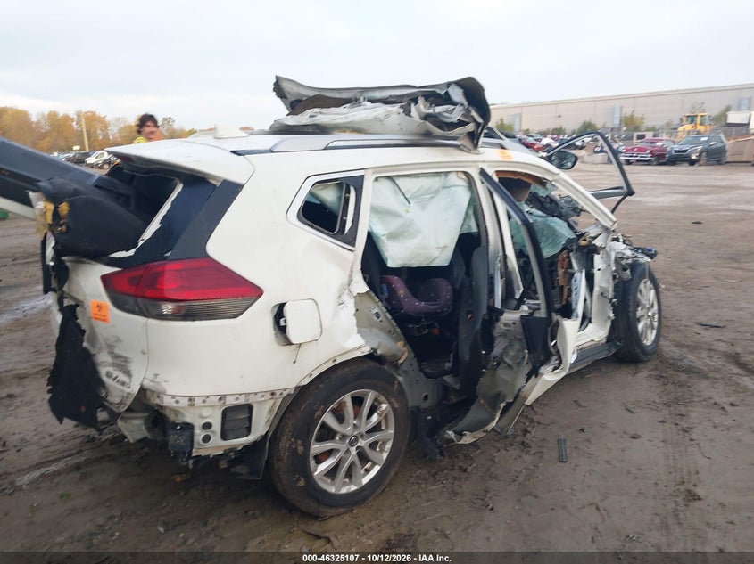 Vin: 5n1at2mv9jc718381, lot: 46825360, nissan rogue s/sl/sv 20184