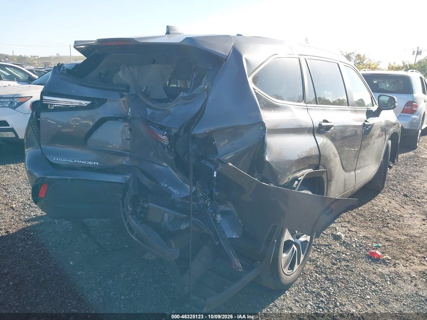 Vin: 5tdkdrbh4rs540241, lot: 46825376, toyota highlander xle 20244