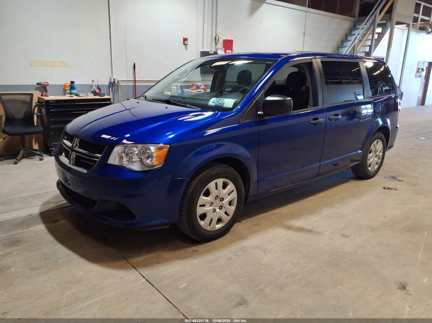 Vin: 2c4rdgbg9kr500293, lot: 46825389, dodge grand caravan se 20192