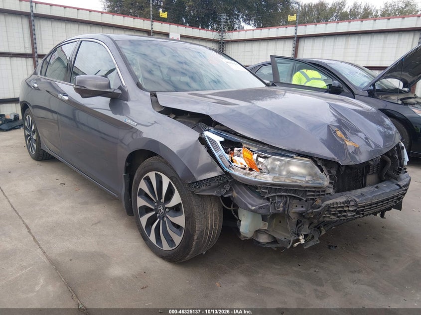 Vin: 1hgcr6f7xfa014910, lot: 46825390, honda accord hybrid touring 20151