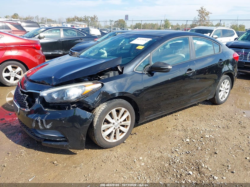 Vin: knafx4a69e5192672, lot: 46825438, kia forte lx 20142
