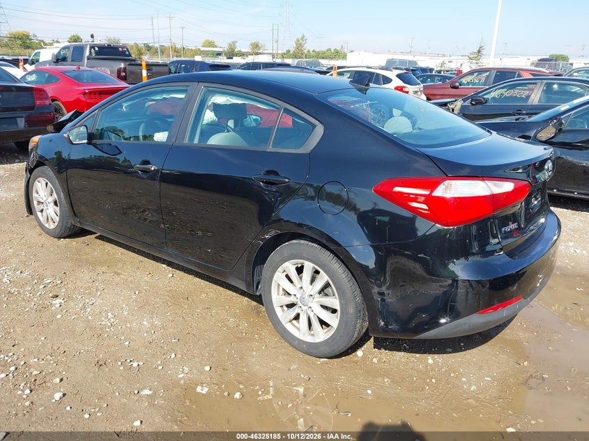 Vin: knafx4a69e5192672, lot: 46825438, kia forte lx 20143