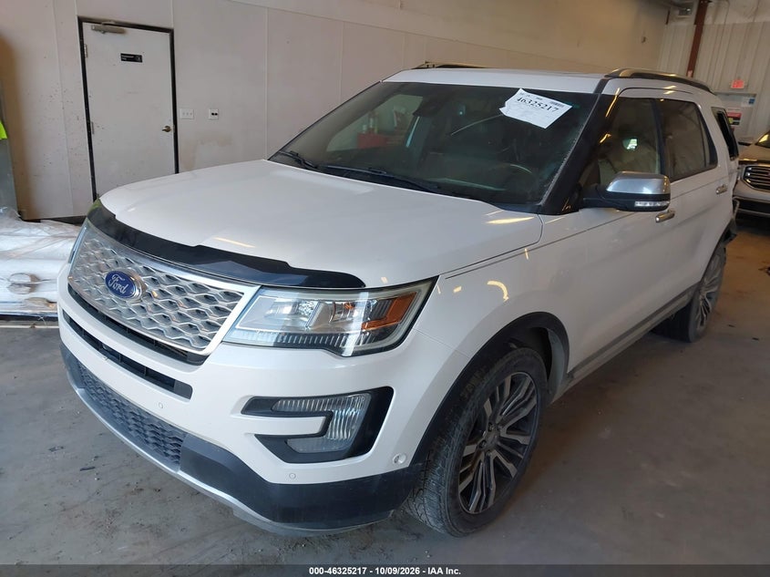 Vin: 1fm5k8ht2hga57702, lot: 46825470, ford explorer platinum 20172