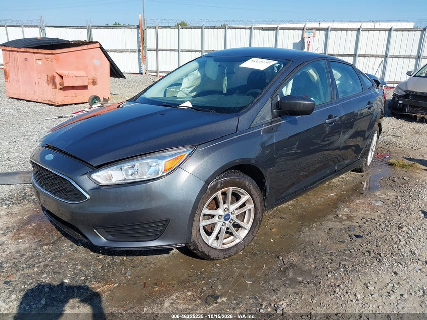 Vin: 1fadp3f29jl225627, lot: 46825488, ford focus se 20182