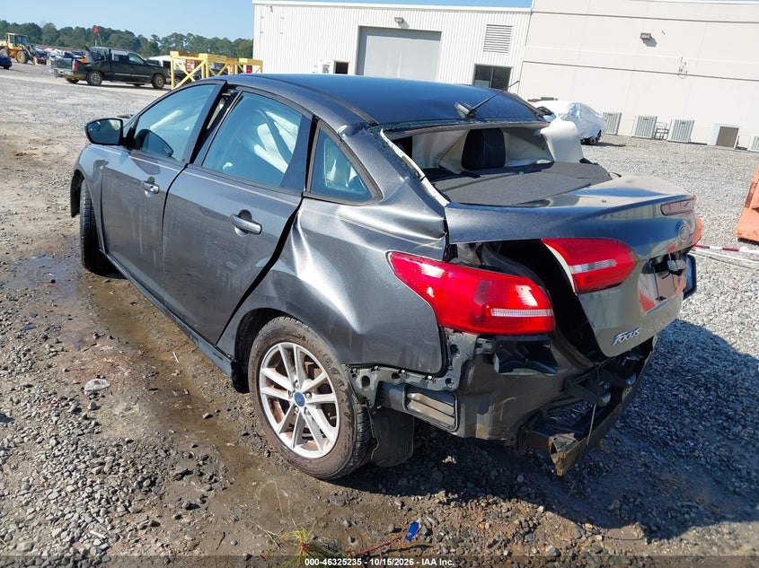 Vin: 1fadp3f29jl225627, lot: 46825488, ford focus se 20183