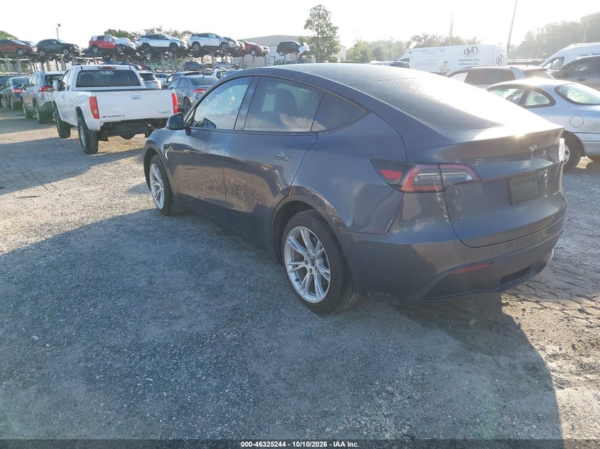 Vin: 7saygdee8pf857546, lot: 46825497, tesla model y awd/long range dual motor all-wheel drive 20233