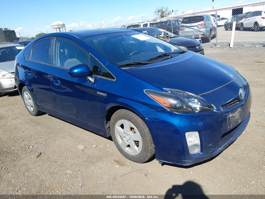 Vin: jtdkn3du8b0277698, lot: 46825520, toyota prius two 20111