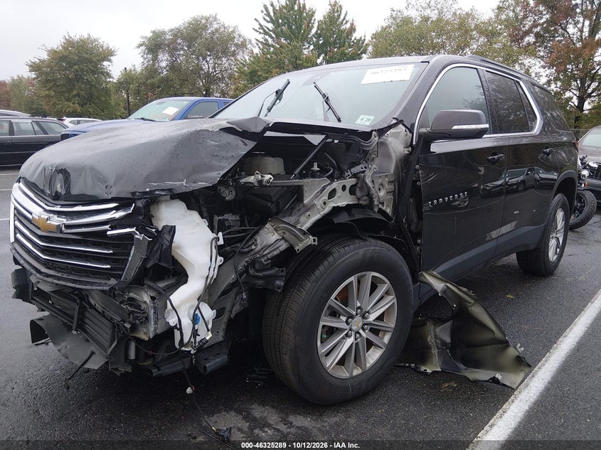 Vin: 1gnevhkw0nj115374, lot: 46825542, chevrolet traverse awd lt leather 20222