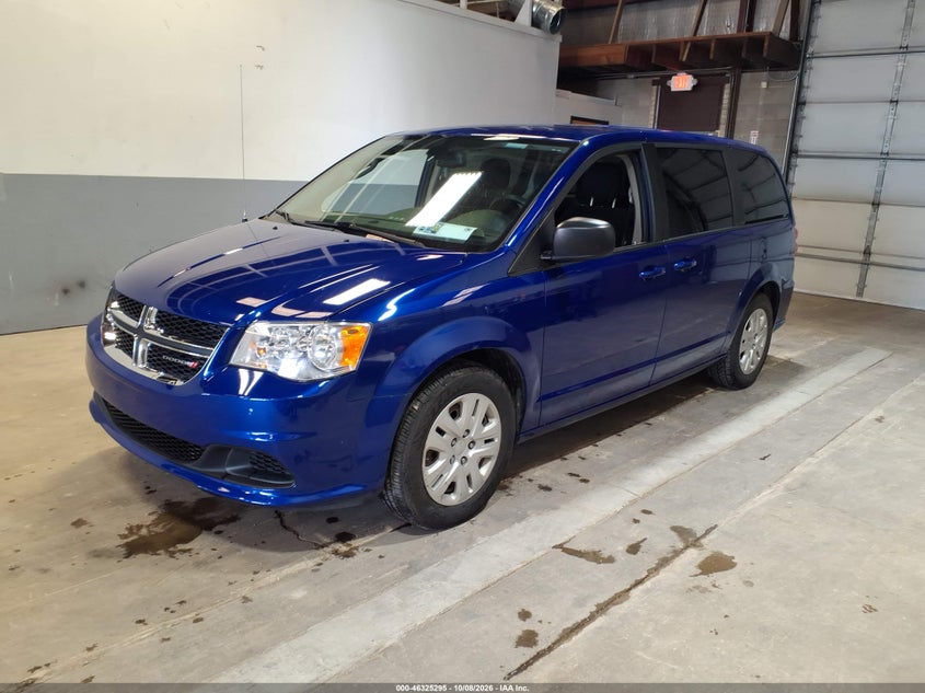 Vin: 2c4rdgbg1jr313161, lot: 46825548, dodge grand caravan se 20182