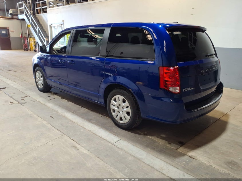 Vin: 2c4rdgbg1jr313161, lot: 46825548, dodge grand caravan se 20183