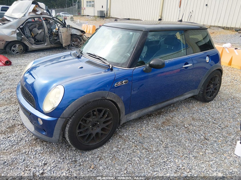 MINI COOPER S 2005 VIN WMWRE33415TD98608