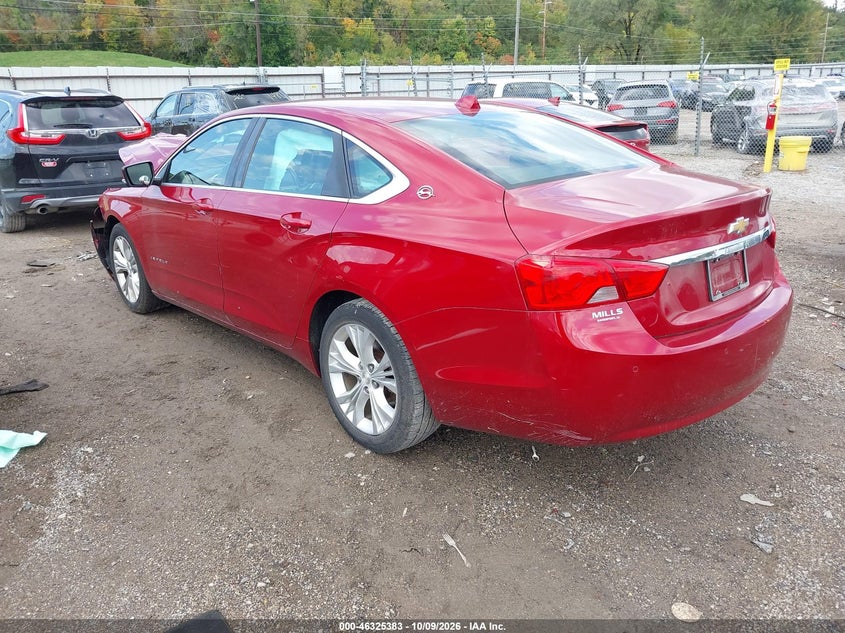Vin: 2g1125s37e9139048, lot: 46825636, chevrolet impala 2lt 20143