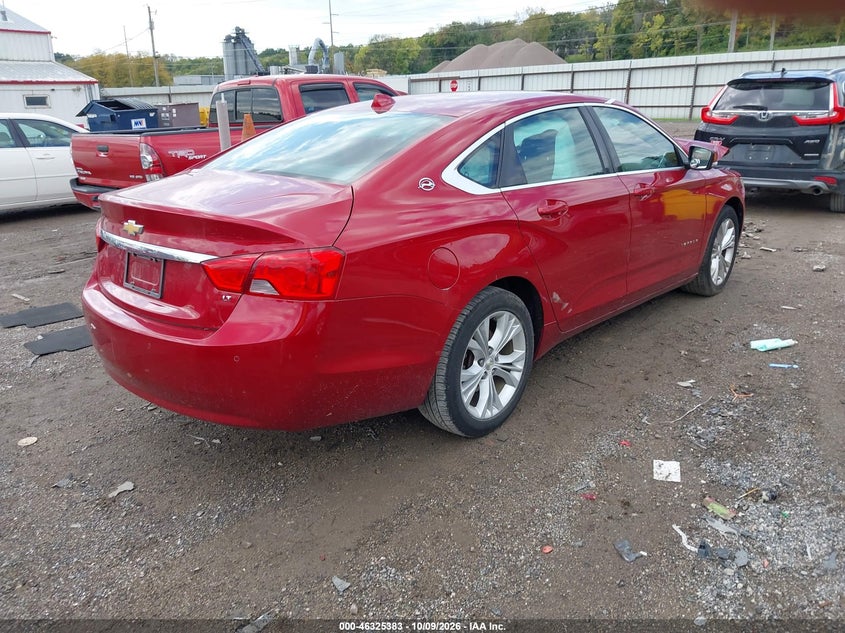 Vin: 2g1125s37e9139048, lot: 46825636, chevrolet impala 2lt 20144