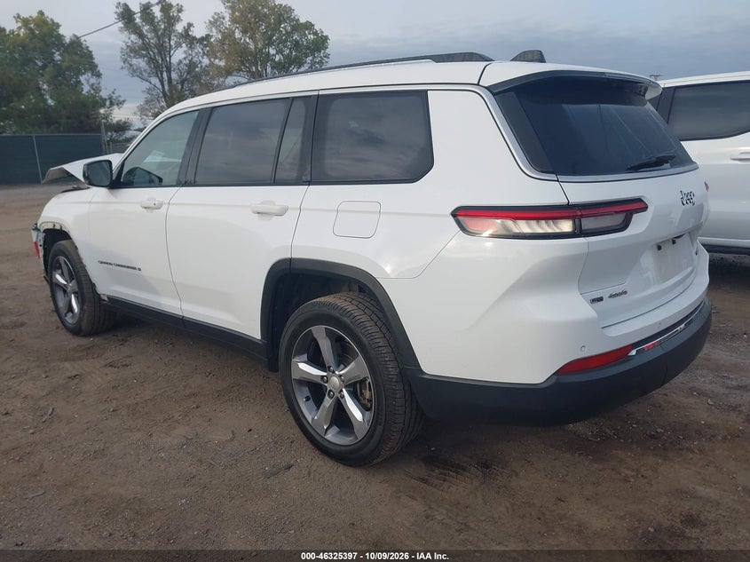Vin: 1c4rjkbg9m8131459, lot: 46825650, jeep grand cherokee l limited 4x4 20213