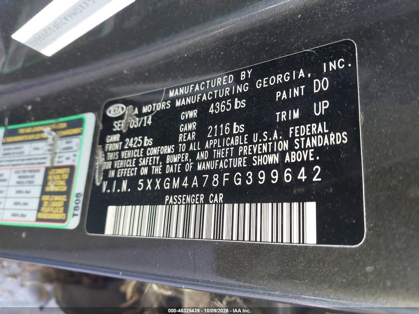 2015 KIA OPTIMA LX · Фото 9