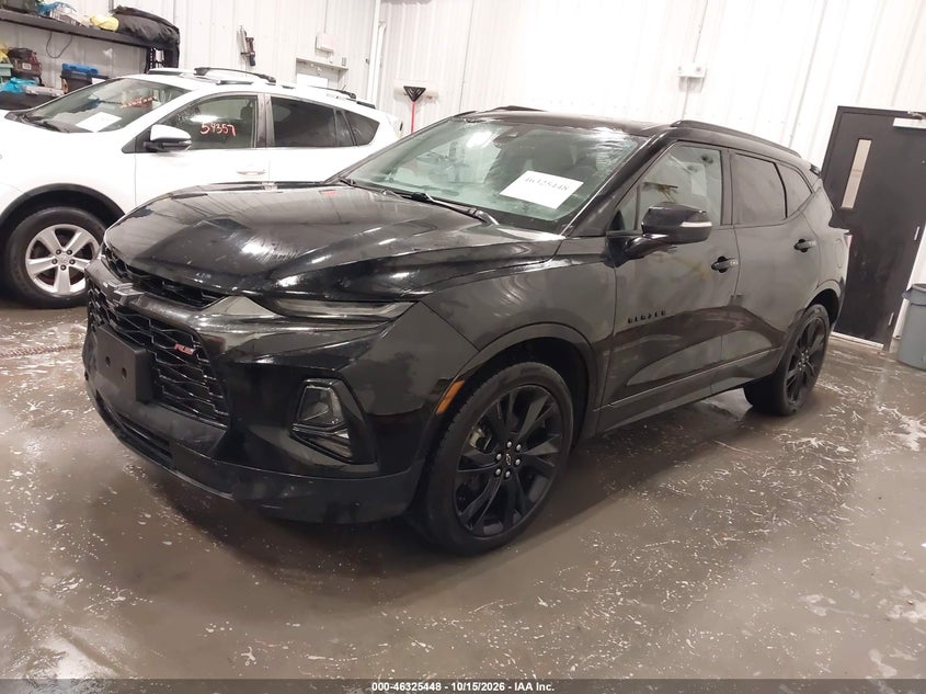 Vin: 3gnkbkrs7ms545413, lot: 46825701, chevrolet blazer awd rs 20212