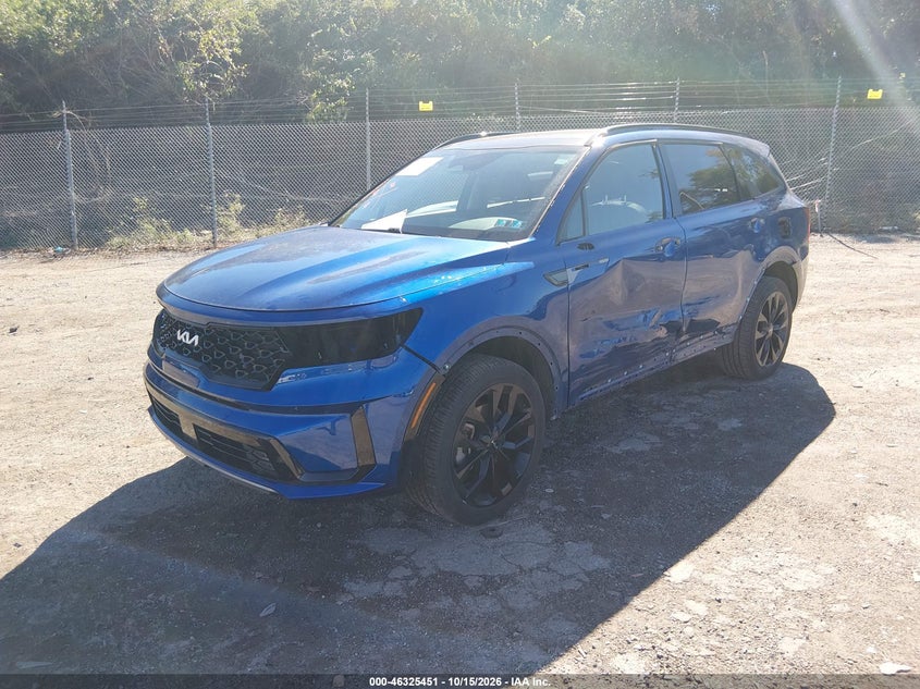 2023 Kia Sorento Sx, Левый бок, IAAI, VIN 5XYRKDLF4PG161450 — фото 2