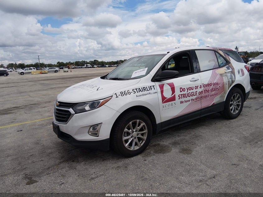 2019 Chevrolet Equinox Ls, All Over, IAAI, VIN 2GNAXSEV2K6210889 — photo 2