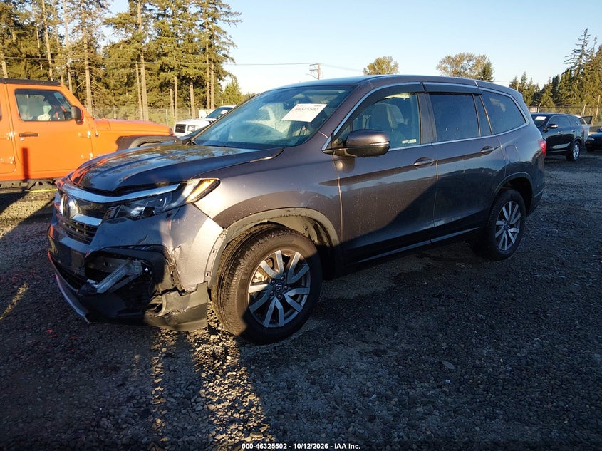 Vin: 5fnyf6h56lb011577, lot: 46825755, honda pilot awd ex-l 20202