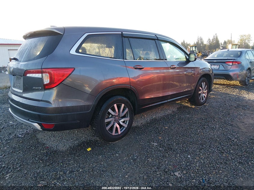 Vin: 5fnyf6h56lb011577, lot: 46825755, honda pilot awd ex-l 20204