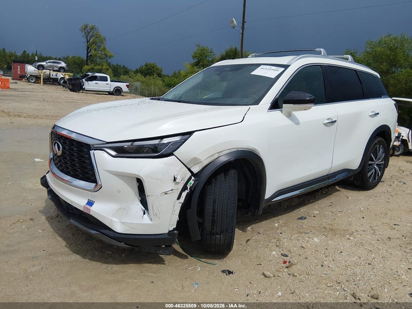 Vin: 5n1dl1gs8pc372129, lot: 46825762, infiniti qx60 sensory awd 20232