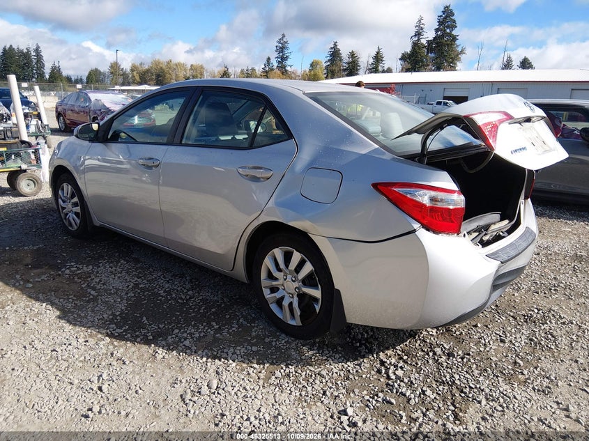 Vin: 5yfburhe0gp497200, lot: 46825766, toyota corolla le 20163