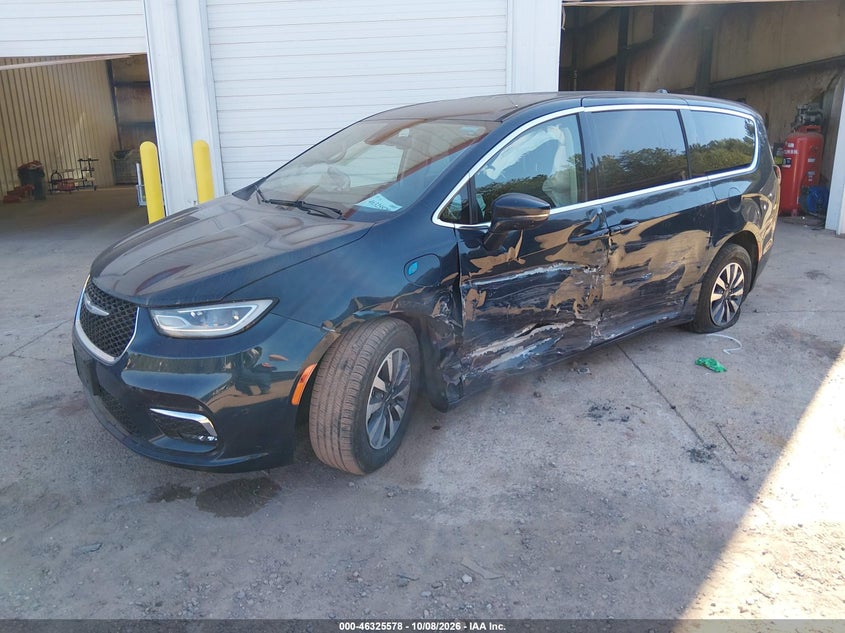 Vin: 2c4rc1l70nr222113, lot: 46825831, chrysler pacifica hybrid touring l 20222