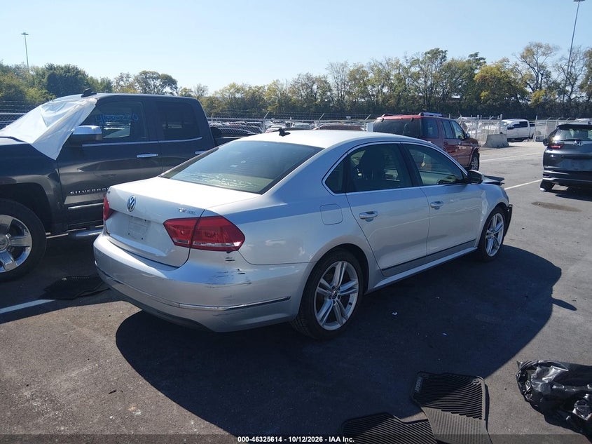Vin: 1vwcs7a39ec053937, lot: 46825867, volkswagen passat 1.8t sel premium 20144