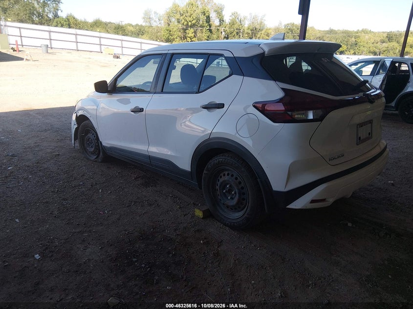 Vin: 3n1cp5bv8nl494412, lot: 46825868, nissan kicks s xtronic cvt 20223