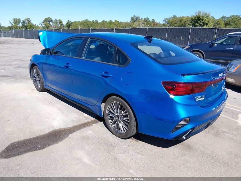 Vin: 3kpf54ad6ne423457, lot: 46825872, kia forte gt-line 20223