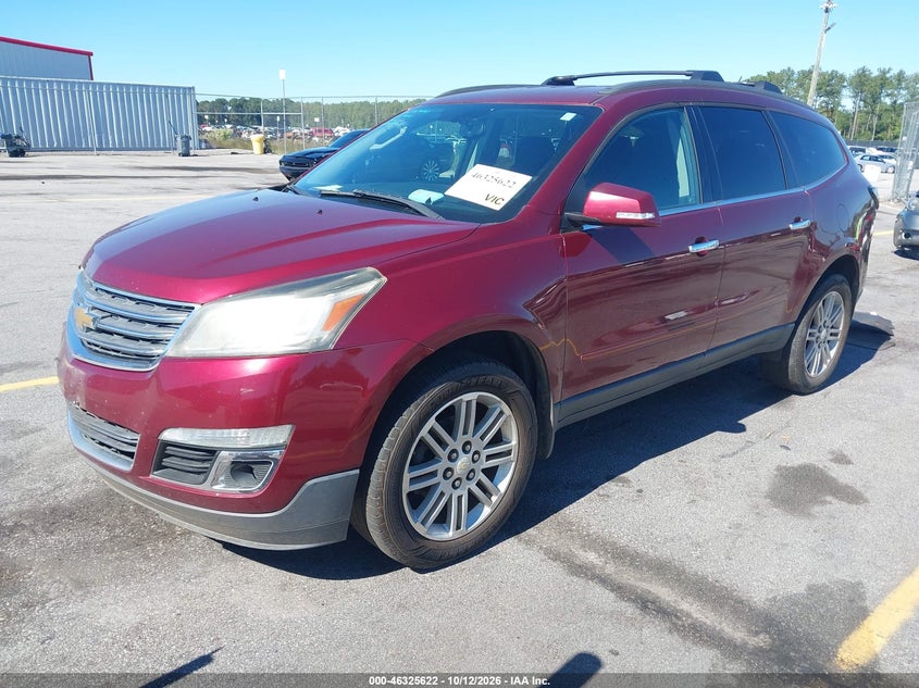 Vin: 1gnkrgkd7fj372727, lot: 46825875, chevrolet traverse 1lt 20152