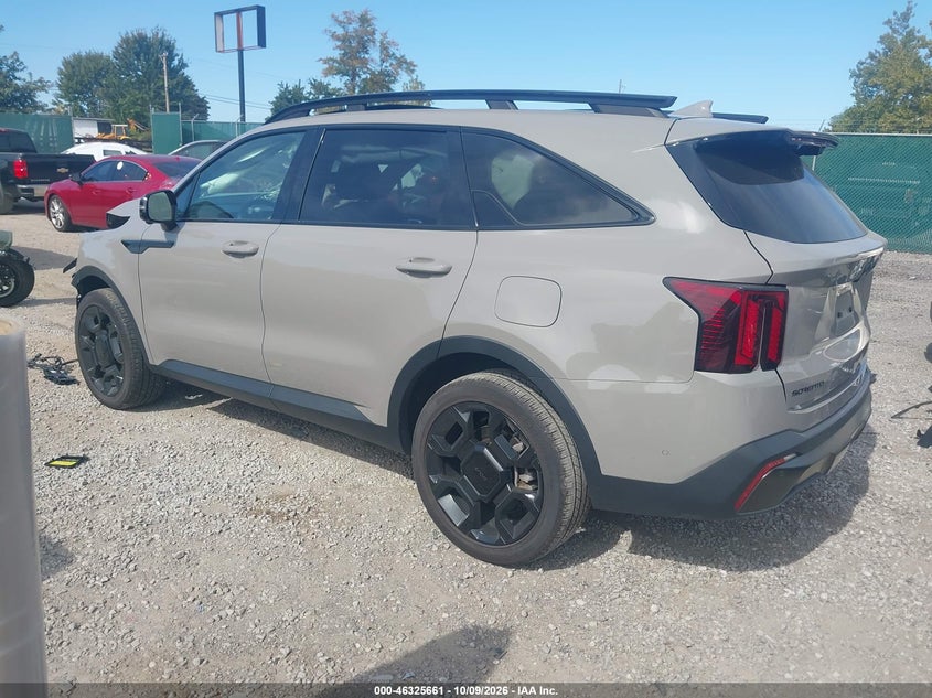 Vin: 5xyrkdjf9sg312374, lot: 46825914, kia sorento x-line sx prestige 20253